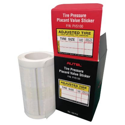 Picture of Autel Tire Pressure Information Label - PVS100