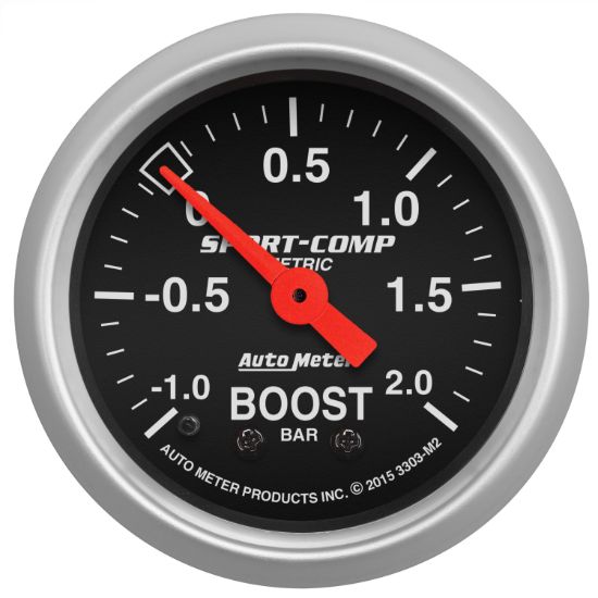 Picture of AutoMeter Boost Gauge - 3303-M2