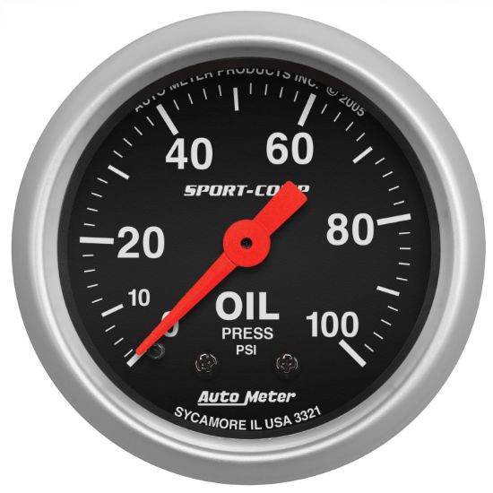 Picture of AutoMeter Engine Oil Pressure Gauge - 3321