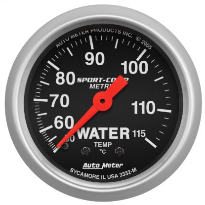 Picture of AutoMeter Engine Coolant Temperature Gauge - 3332-M