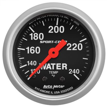 Picture of AutoMeter Engine Coolant Temperature Gauge - 3333