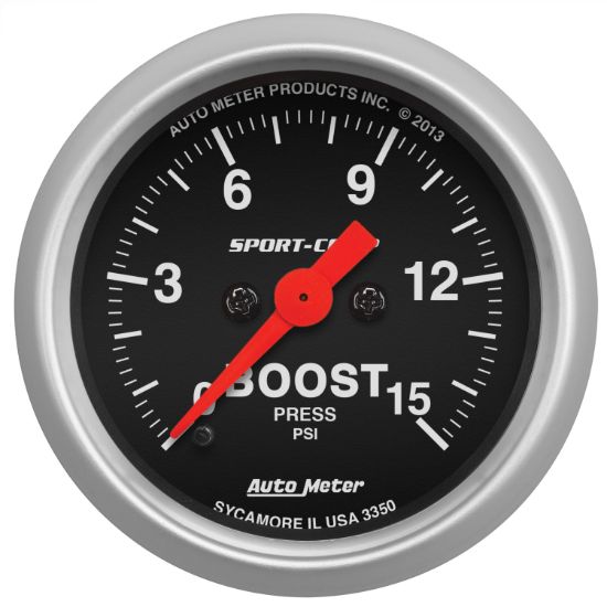Picture of AutoMeter Boost Gauge - 3350