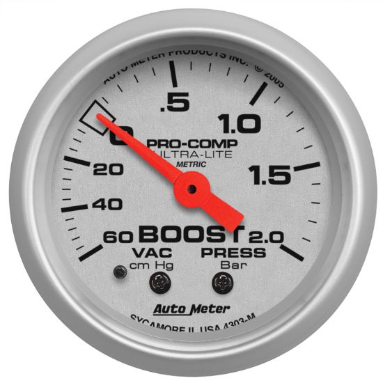 Picture of AutoMeter Boost Gauge - 4303-M