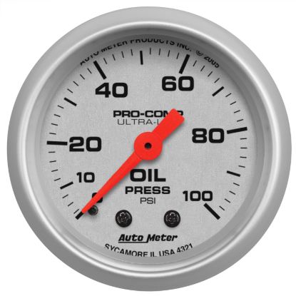 Picture of AutoMeter Engine Oil Pressure Gauge - 4321