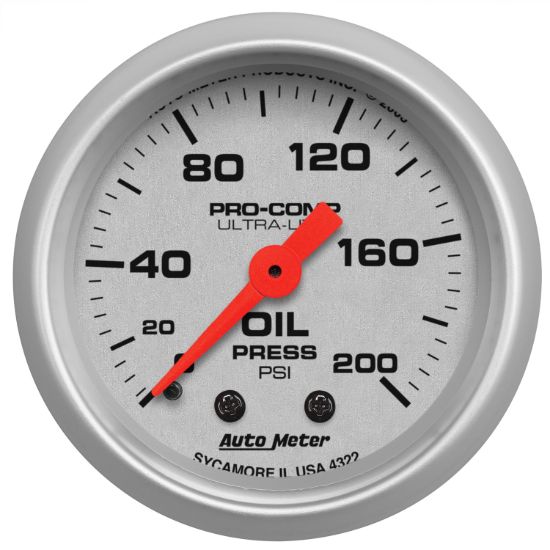 Picture of AutoMeter Engine Oil Pressure Gauge - 4322