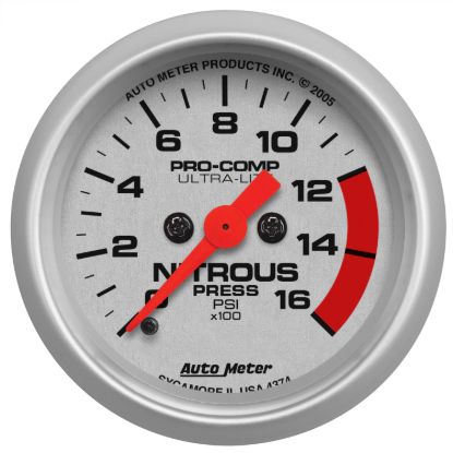 Picture of AutoMeter Nitrous Oxide Pressure Gauge - 4374