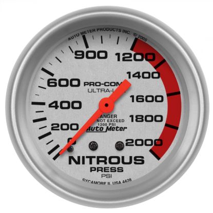 Picture of AutoMeter Nitrous Oxide Pressure Gauge - 4428
