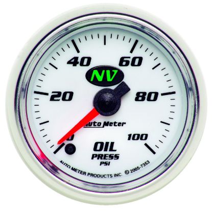 Picture of AutoMeter Engine Oil Pressure Gauge - 7353