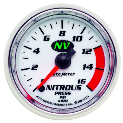 Picture of AutoMeter Nitrous Oxide Pressure Gauge - 7374