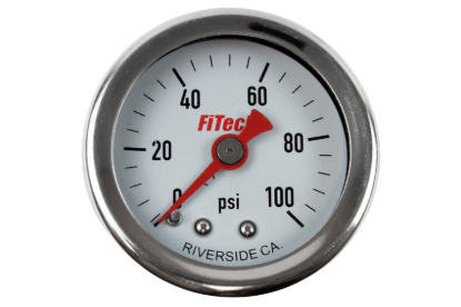 Picture of FiTech Fuel Injection Fuel Pressure Gauge - 80117