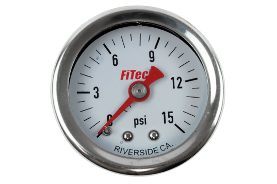 Picture of FiTech Fuel Injection Fuel Pressure Gauge - 80118