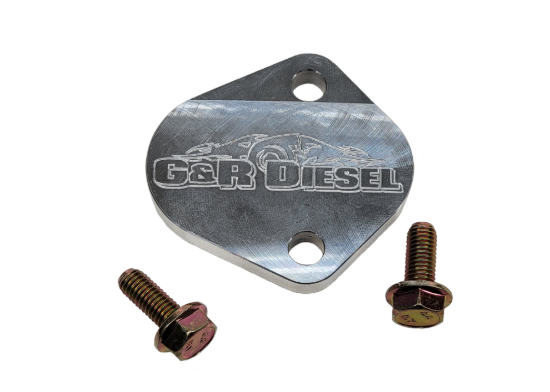 Picture of G&R Diesel Fuel Pump Block-Off Plate - GRD00185