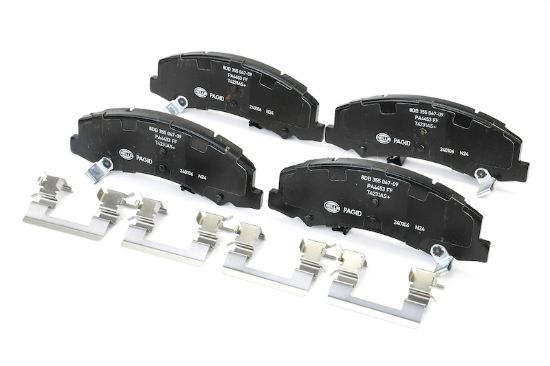Picture of HELLA Brakes Disc Brake Pad Set - 355047091