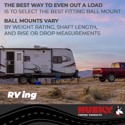 Picture of Husky Towing Trailer Hitch Ball Mount - 31364