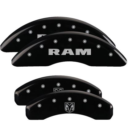 Picture of MGP Caliper Covers Disc Brake Caliper Cover - 55006SRMHBK