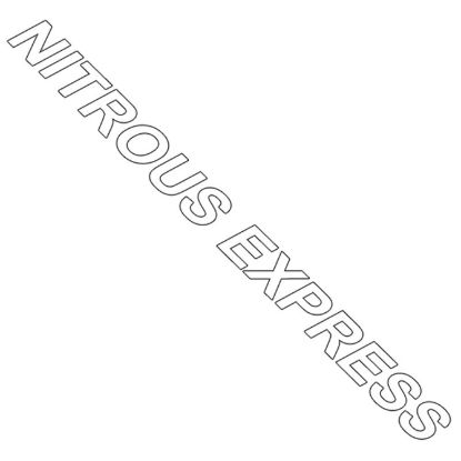 Picture of Nitrous Express Windshield Decal - 15984