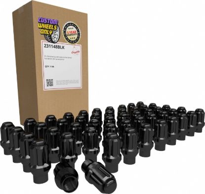 Picture of Coyote Premium Wheel Accessories Wheel Lug Nut - 231148BLK