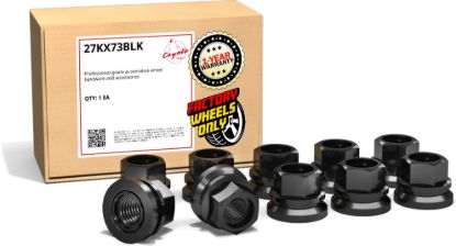 Picture of Coyote Premium Wheel Accessories Wheel Lug Nut - 27KX73BLK