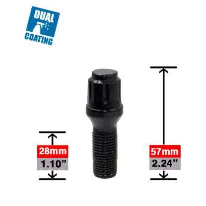 Picture of Coyote Premium Wheel Accessories Wheel Lug Bolt - 631154BLK