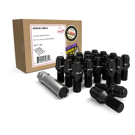 Picture of Coyote Premium Wheel Accessories Wheel Kit - 63K545-24BLK