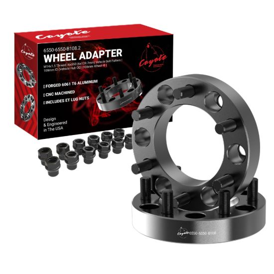 Picture of Coyote Premium Wheel Accessories Wheel Adapter - 6550-6550-B108.2