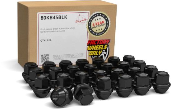 Picture of Coyote Premium Wheel Accessories Wheel Lug Nut - 80KB45BLK