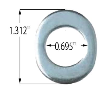 Picture of Coyote Premium Wheel Accessories Wheel Lug Nut Washer - 812174
