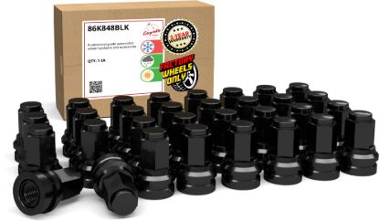 Picture of Coyote Premium Wheel Accessories Wheel Lug Nut - 86K848BLK