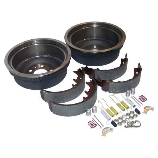 Picture of Crown Automotive Jeep Replacement Drum Brake Shoe and Drum Kit - 52001915K