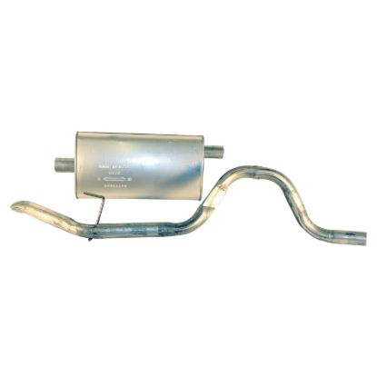 Picture of Crown Automotive Jeep Replacement Exhaust Muffler and Pipe Assembly - 52018162