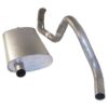 Picture of Crown Automotive Jeep Replacement Exhaust Muffler and Pipe Assembly - 52018163