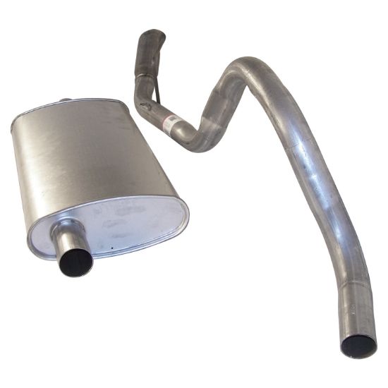 Picture of Crown Automotive Jeep Replacement Exhaust Muffler and Pipe Assembly - 52018163