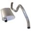Picture of Crown Automotive Jeep Replacement Exhaust Muffler and Pipe Assembly - 52018163