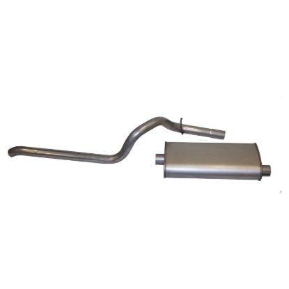 Picture of Crown Automotive Jeep Replacement Exhaust Muffler and Pipe Assembly - 52018335