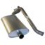 Picture of Crown Automotive Jeep Replacement Exhaust Muffler and Pipe Assembly - 52019138