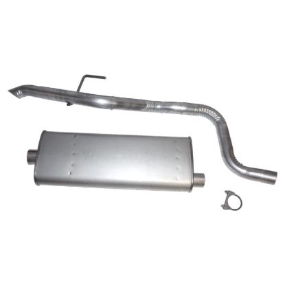 Picture of Crown Automotive Jeep Replacement Exhaust Muffler and Pipe Assembly - 52080441AA