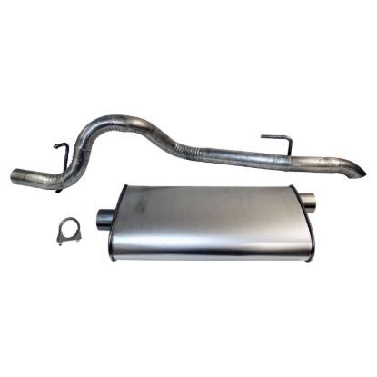 Picture of Crown Automotive Jeep Replacement Exhaust Muffler and Pipe Assembly - 52101052AE