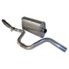 Picture of Crown Automotive Jeep Replacement Exhaust Muffler and Pipe Assembly - 52101196
