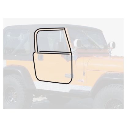 Picture of Crown Automotive Jeep Replacement Door Seal Kit - 55176222MK