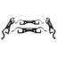 Picture of Crown Automotive Jeep Replacement Disc Brake Pad Spring Kit - 68052368AA