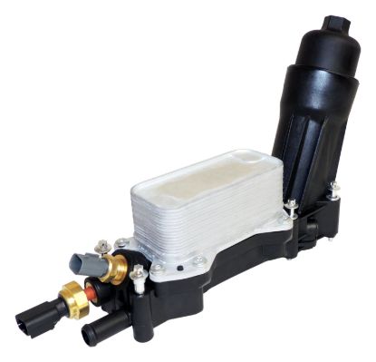 Picture of Crown Automotive Jeep Replacement Engine Oil Filter Housing and Cooler Assembly - 68105583AF