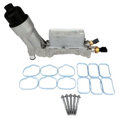 Picture of Crown Automotive Jeep Replacement Engine Oil Filter Housing and Cooler Assembly - 68105583AL