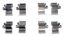 Picture of Crown Automotive Jeep Replacement Disc Brake Pad Spring Kit - 68159523AC