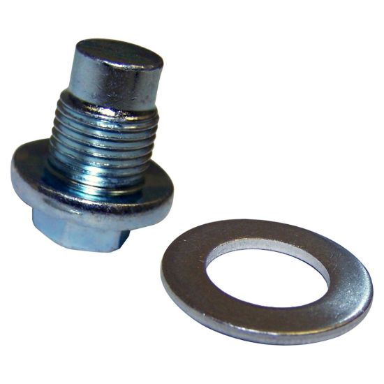 Picture of Crown Automotive Jeep Replacement Engine Oil Drain Plug Assembly - 83501425