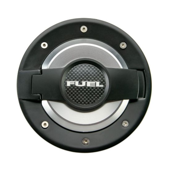 Picture of DV8 Offroad Fuel Door Cover - D-JP-190004-BLK