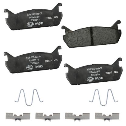 Picture of HELLA Brakes Disc Brake Pad Set - 355033011