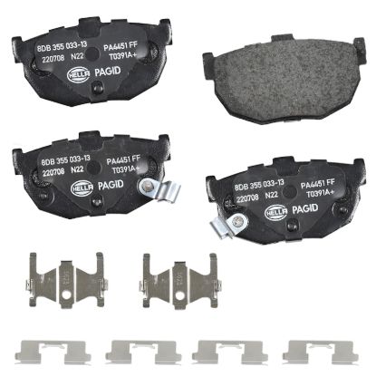 Picture of HELLA Brakes Disc Brake Pad Set - 355033131
