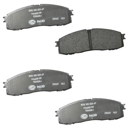 Picture of HELLA Brakes Disc Brake Pad Set - 355033671