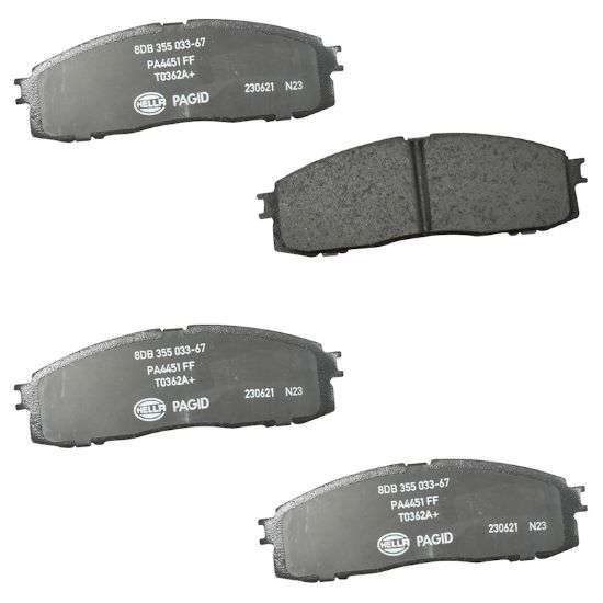 Picture of HELLA Brakes Disc Brake Pad Set - 355033671