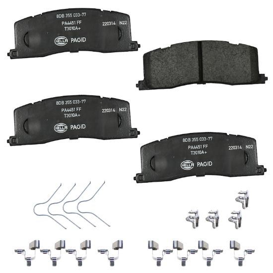 Picture of HELLA Brakes Disc Brake Pad Set - 355033771